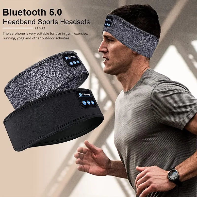 Belaidė Bluetooth Ausinių Juosta – Muzika, Miegui ir Sportui Be Trikdžių!