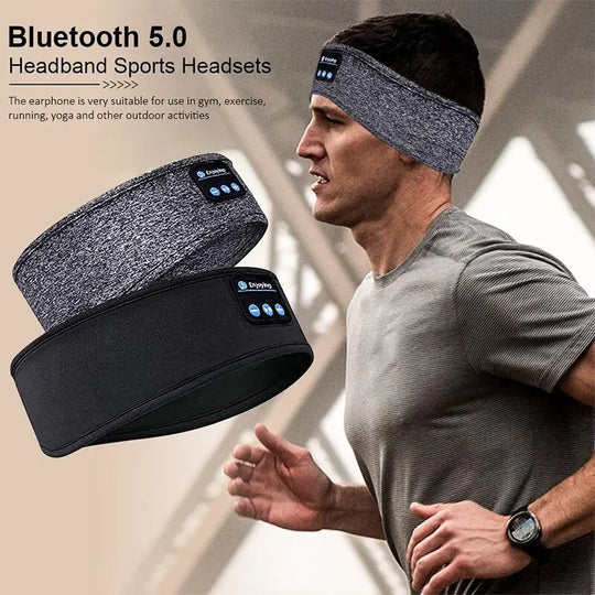 Belaidė Bluetooth Ausinių Juosta – Muzika, Miegui ir Sportui Be Trikdžių!
